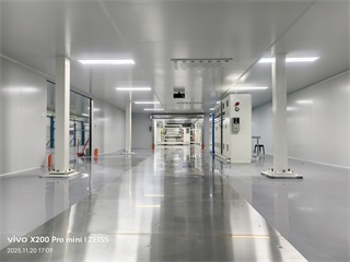 广东华南新材料有限公司1000㎡涂布车间装修配套工程竣工